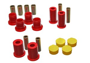 Dodge Dakota Control Arm Bushing Set - Front - Energy Suspension - Hyper-Flex Performance Polyurethane - Red - `97-`01